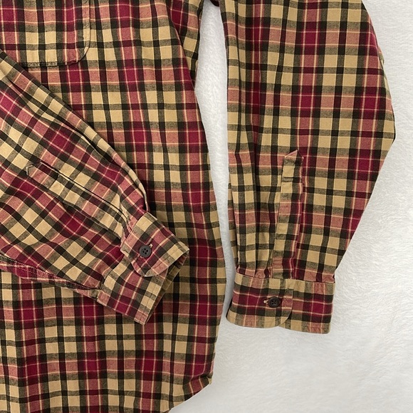 Vintage Abercrombie & Fitch Plaid Button Down Shirt sz Large - Picture 4 of 8